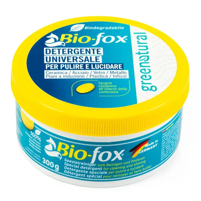 Bio-fox Universele Reiniger witte klei voor staal en glas