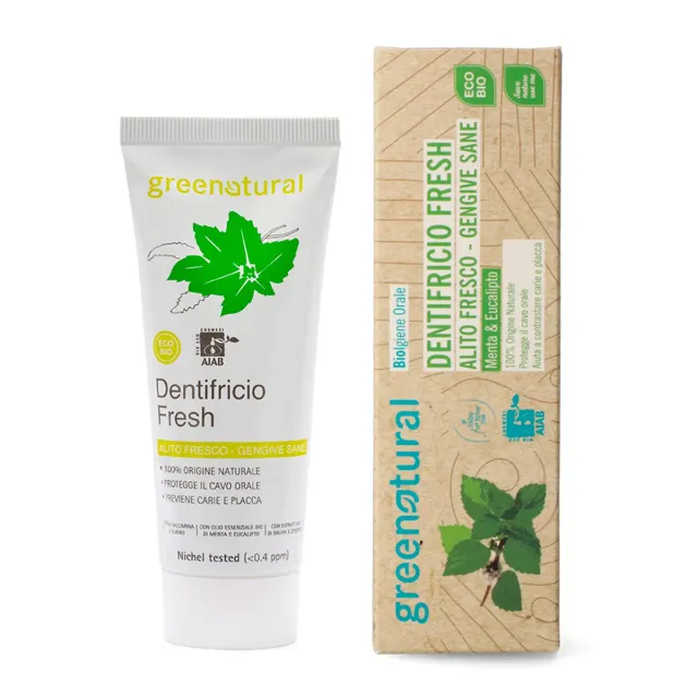 Greenatural Fresh tandpasta frisse adem munt