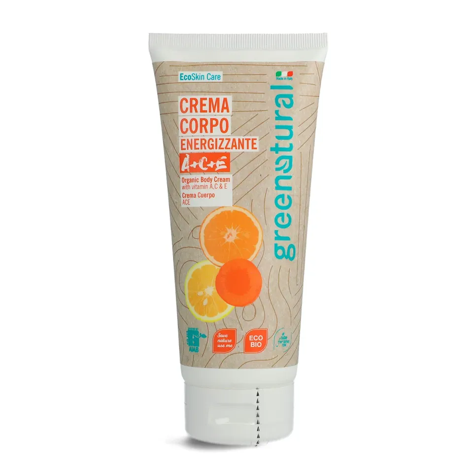 Greenatural Crema Corpo Energizzante A+C+E bodycrème voor droge huid
