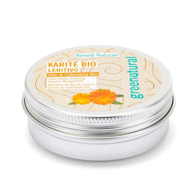 Greenatural Karité Verzachtende sheaboter met calendula