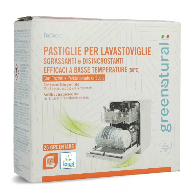 Greenatural GreenTabs vaatwastabletten met enzymen