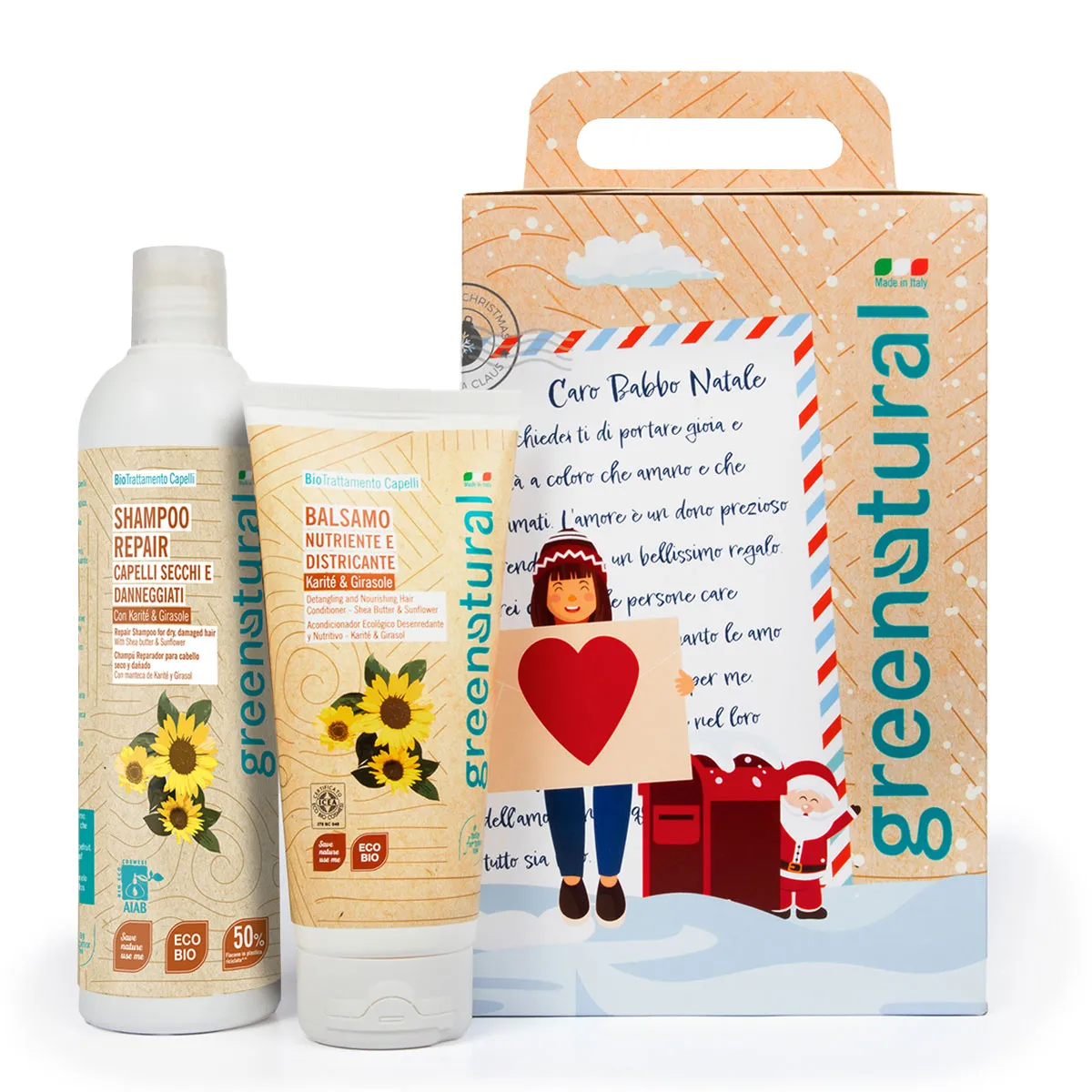 Greenatural XMAS Beauty Regalo Natale cadeauset natuurlijk