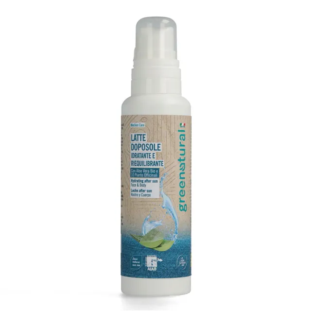 Greenatural aftersun melk aloë vera snel absorberend