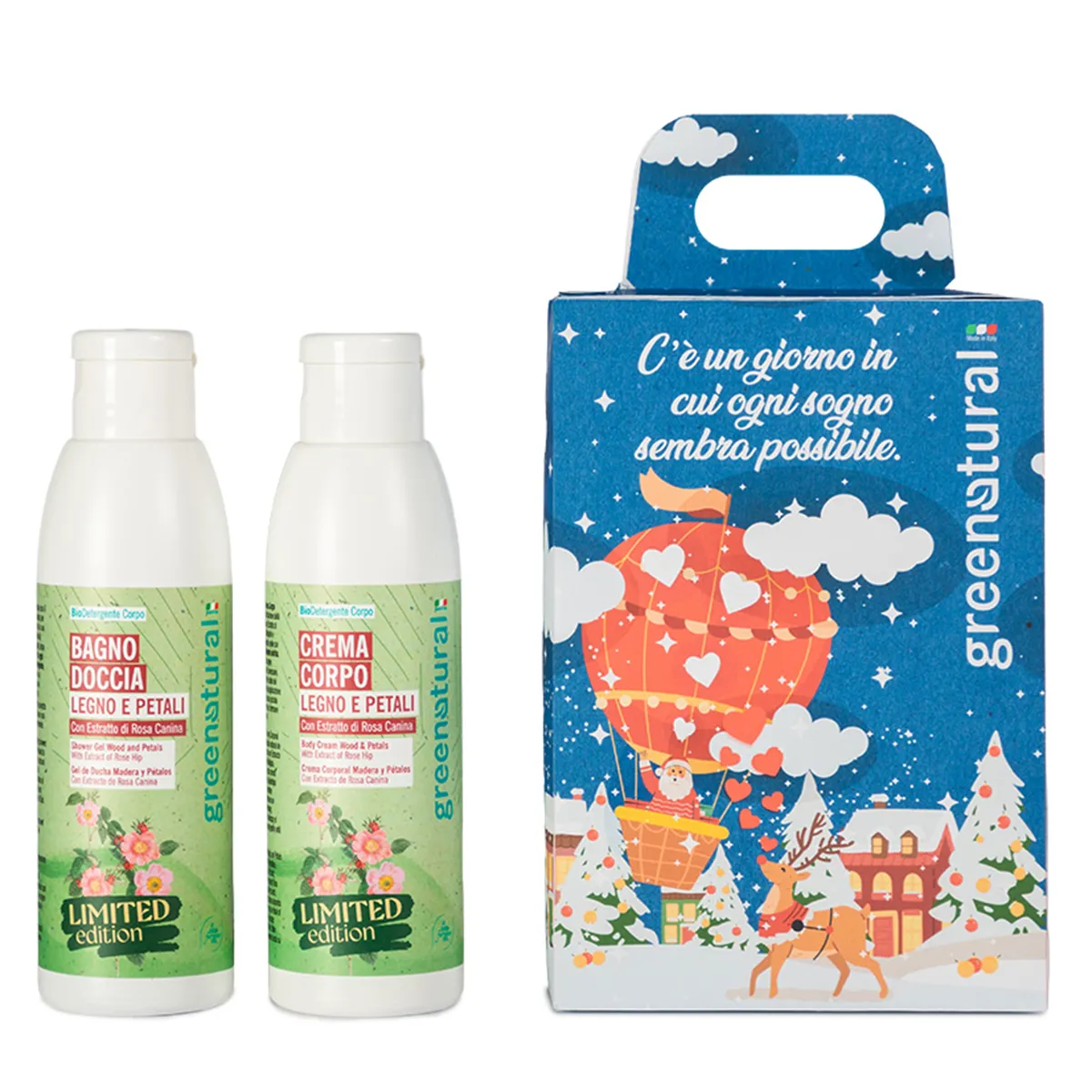 Greenatural XMAS Box Lichaamsset Douchegel Bodylotion