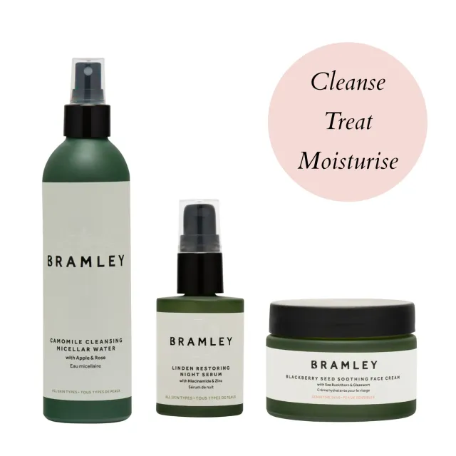 Bramley Calming Skin Ritual skincare set