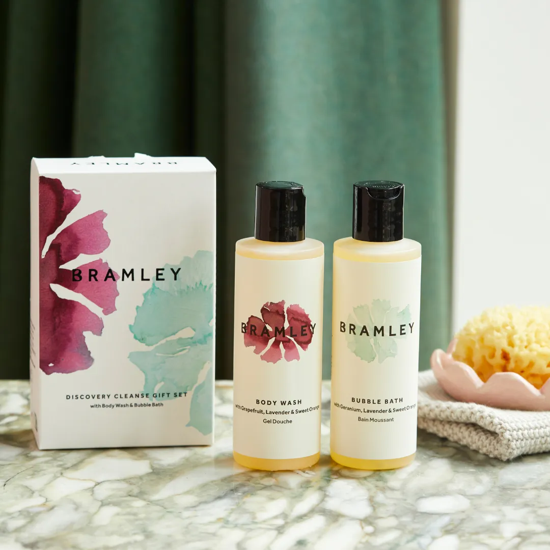Bramley Discovery Cleanse Gift Set doucheset 2x100ml citrus