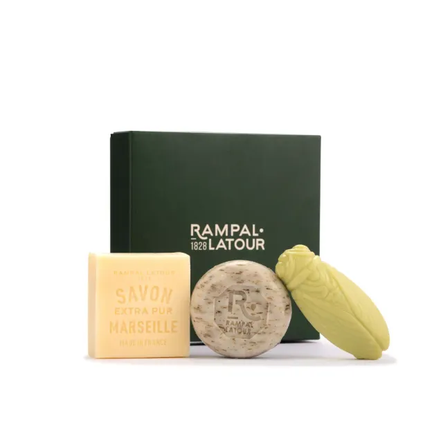 Rampal Latour Chant des Cigales vaste zeep set 3 stuks