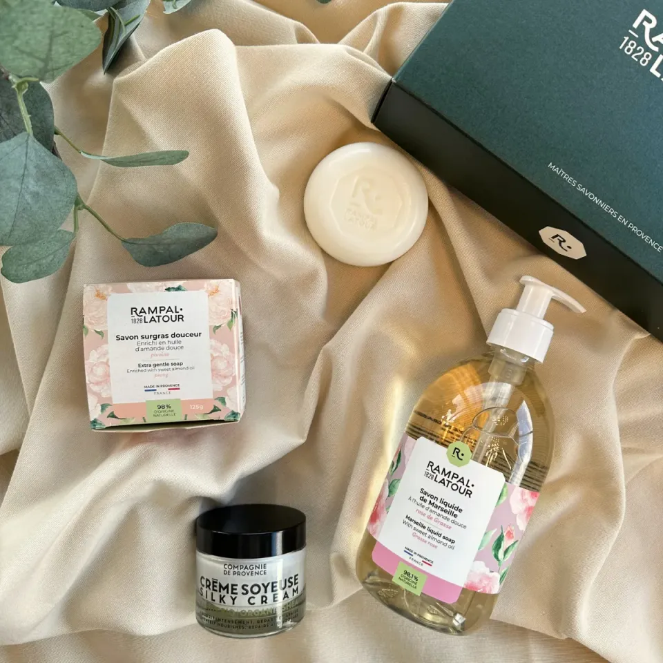 Rampal Latour Garden of Sweetness cadeauset roos 3-delig
