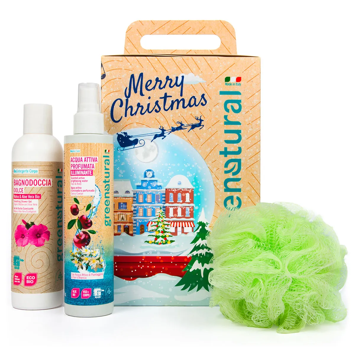 Greenatural XMAS Beauty Regalo Natale cadeauset natuurlijk
