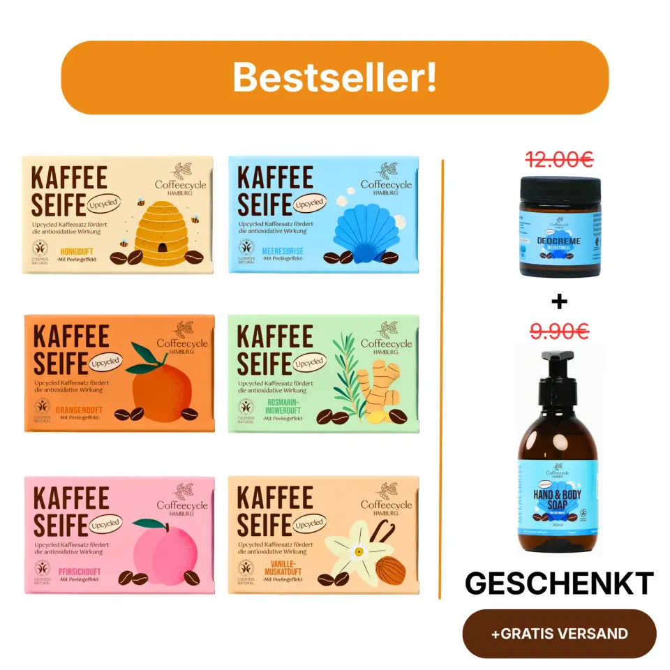 Coffeecycle Starterset verzorgingsset duurzame lichaamsverzorging