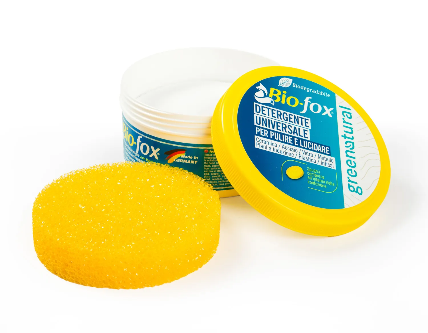 Bio-fox Universele Reiniger witte klei voor staal en glas