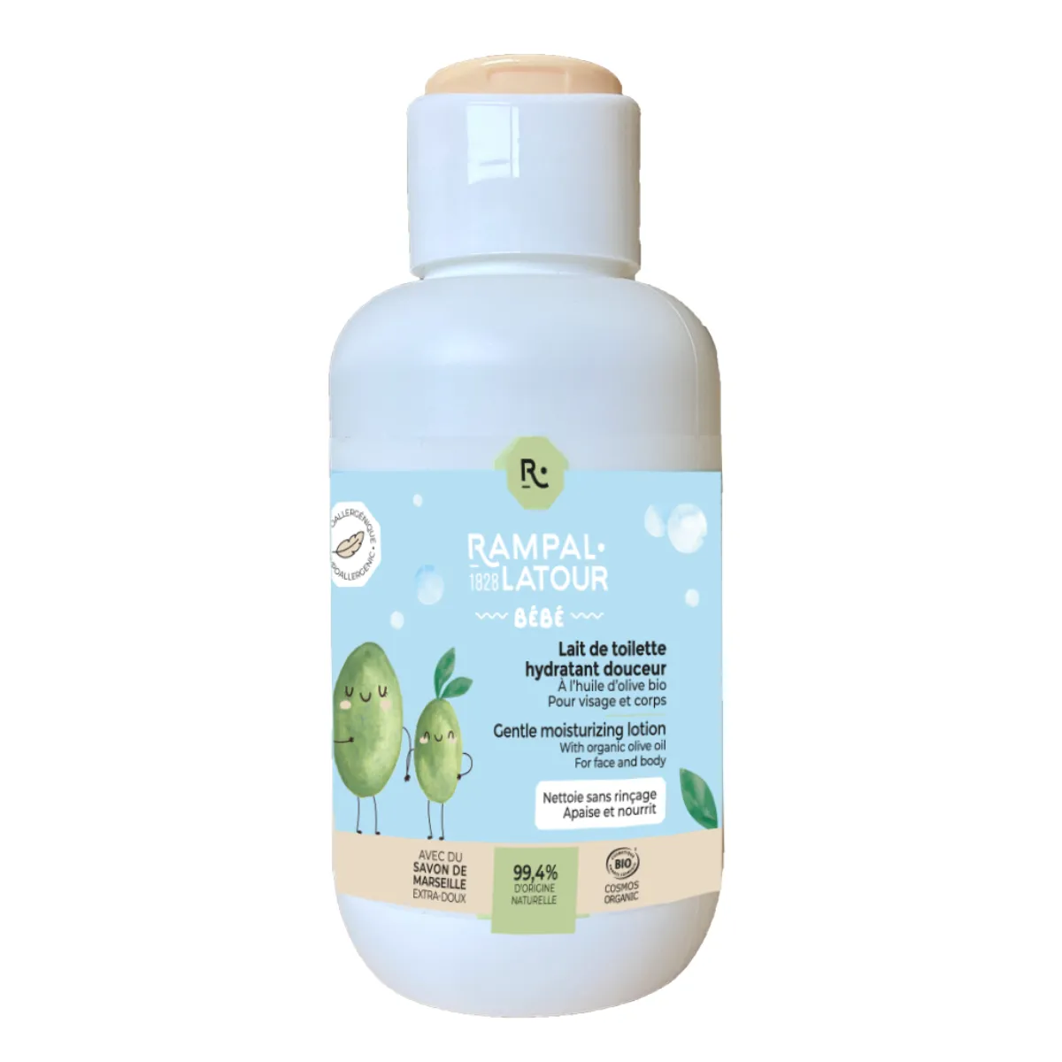 Rampal Latour Après Bain baby verzorgingsset bodymilk zeephouder