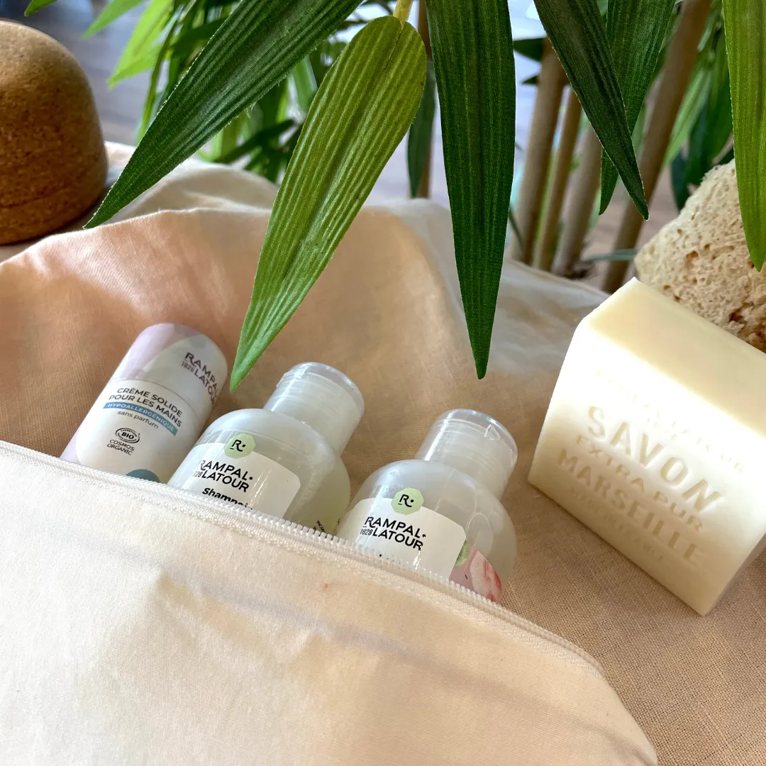 Rampal Latour toilettas naturel biologisch katoen GOTS