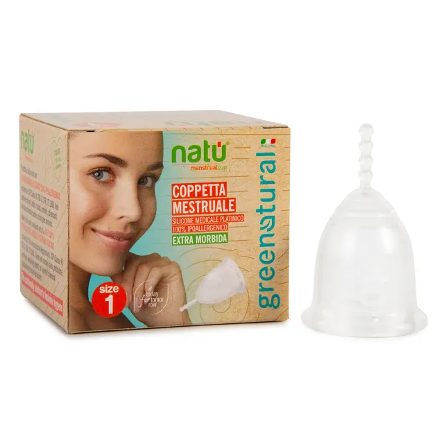 Greenatural Natù menstruatiecup extra zacht medische siliconen