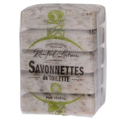 Rampal Latour Plumier de 4 savonnettes zeepjes houten kist