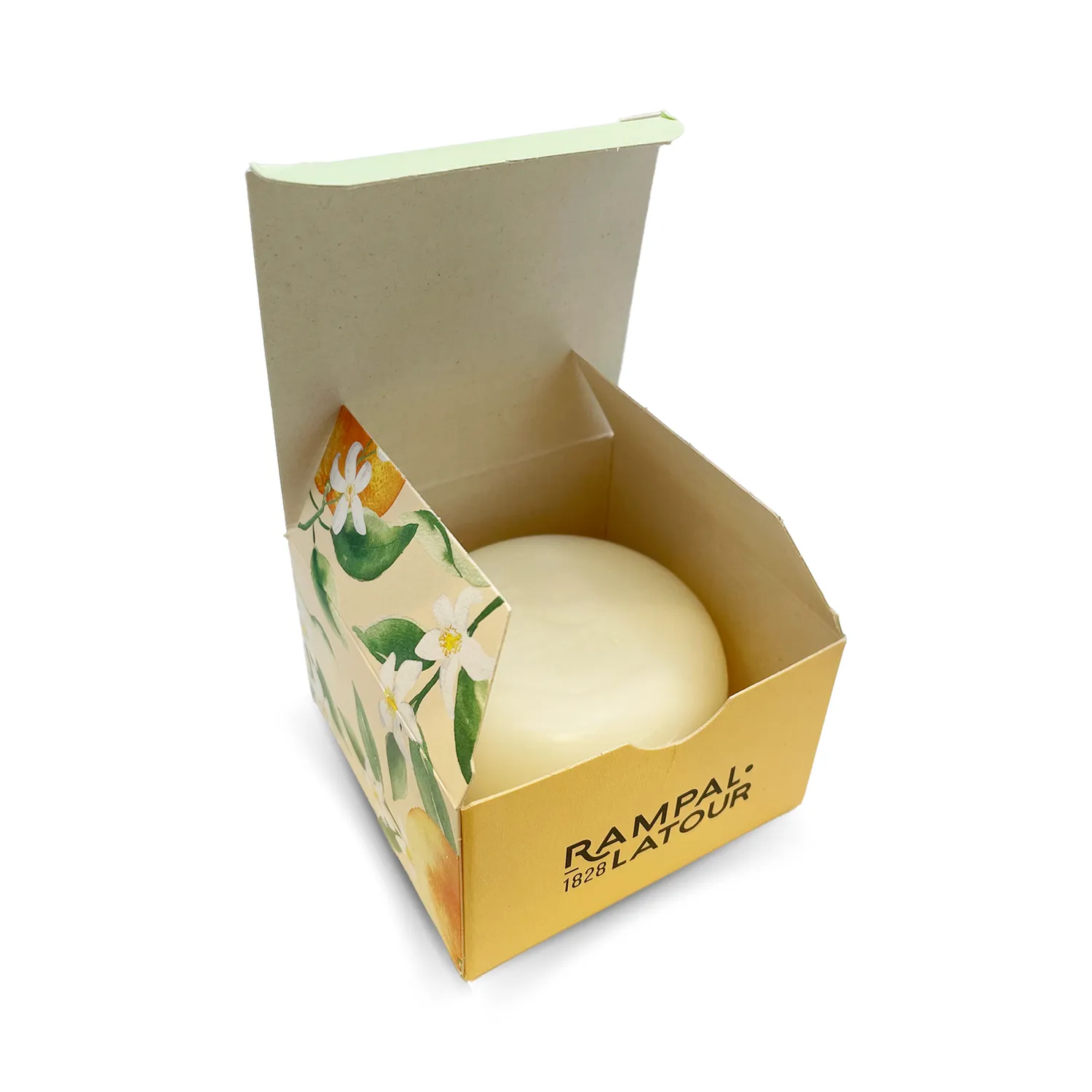 Rampal Latour Oranjebloesem vaste zeep 125g overvet