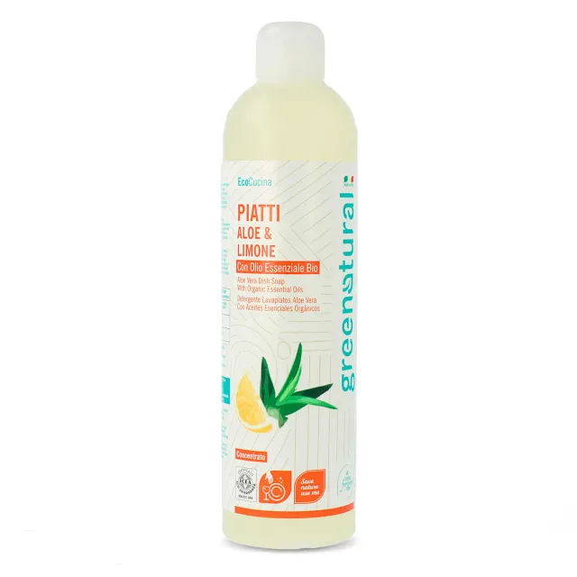 Greenatural Aloe & Limone Afwasmiddel handafwas aloë vera