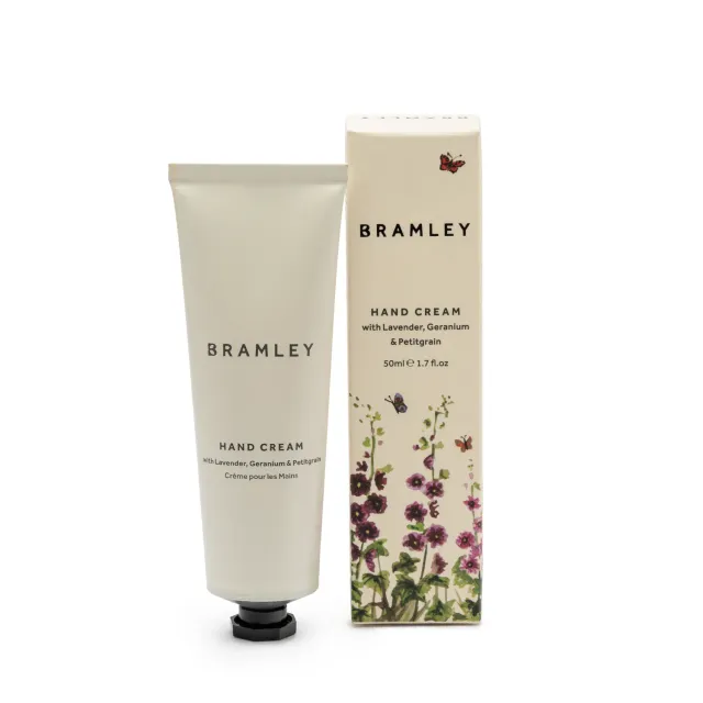 Bramley Beautiful Blooms handcreme lavendel geranium limited edition