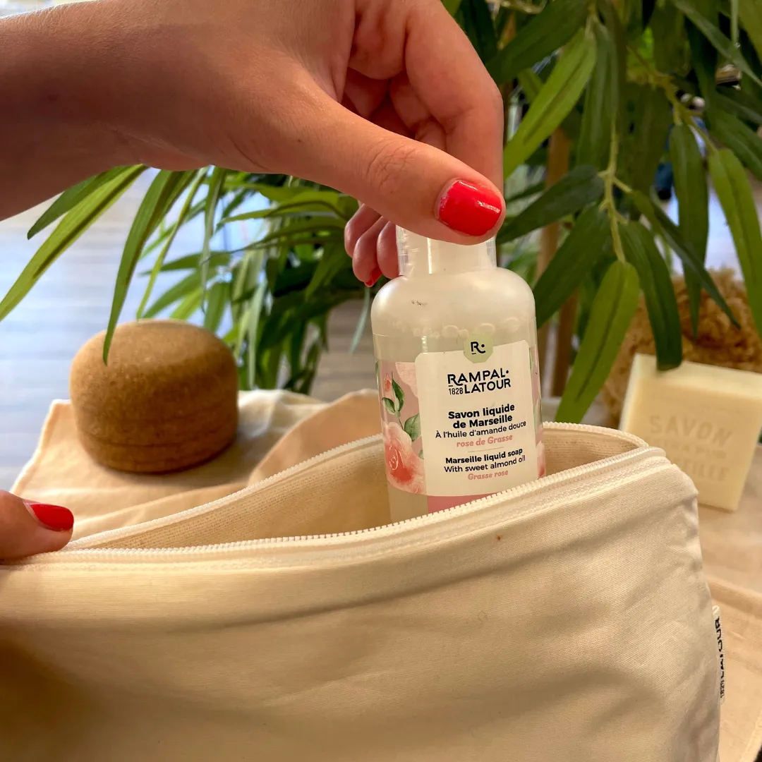Rampal Latour toilettas naturel biologisch katoen GOTS