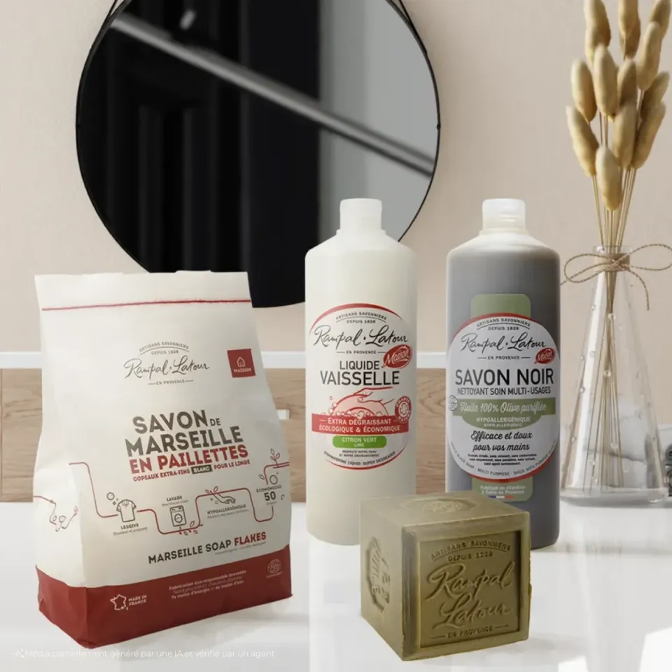 Rampal Latour Healthy Home Schoonmaakset 4-delig natuurlijk