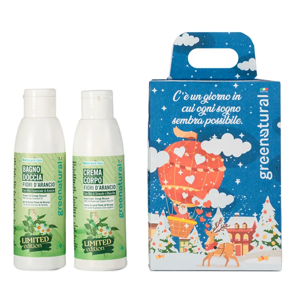 Greenatural XMAS Box Lichaamsset Douchegel Bodylotion