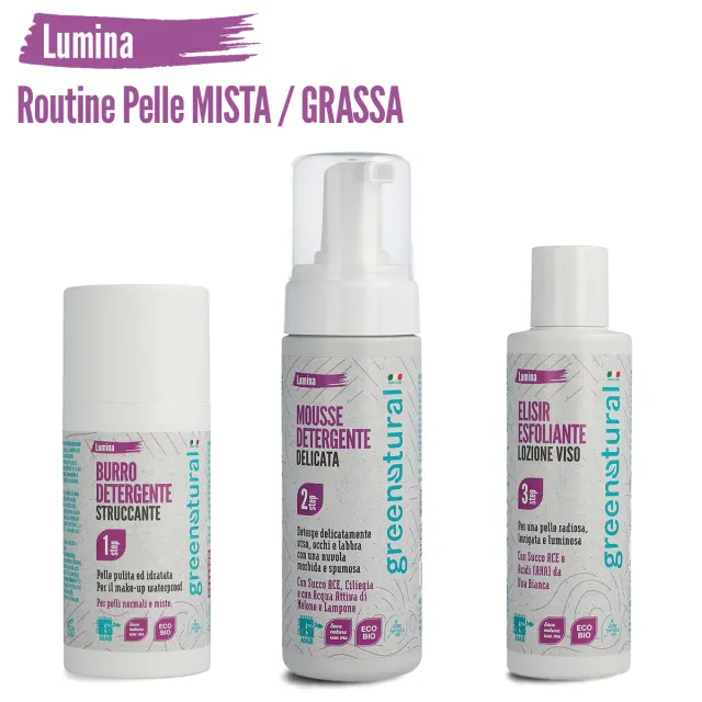 Greenatural Lumina Routine gezichtsset