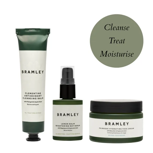 Bramley Brightening Skin Ritual gezichtsset 3-delig