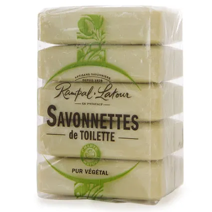 Rampal Latour Plumier de 4 savonnettes zeepjes houten kist