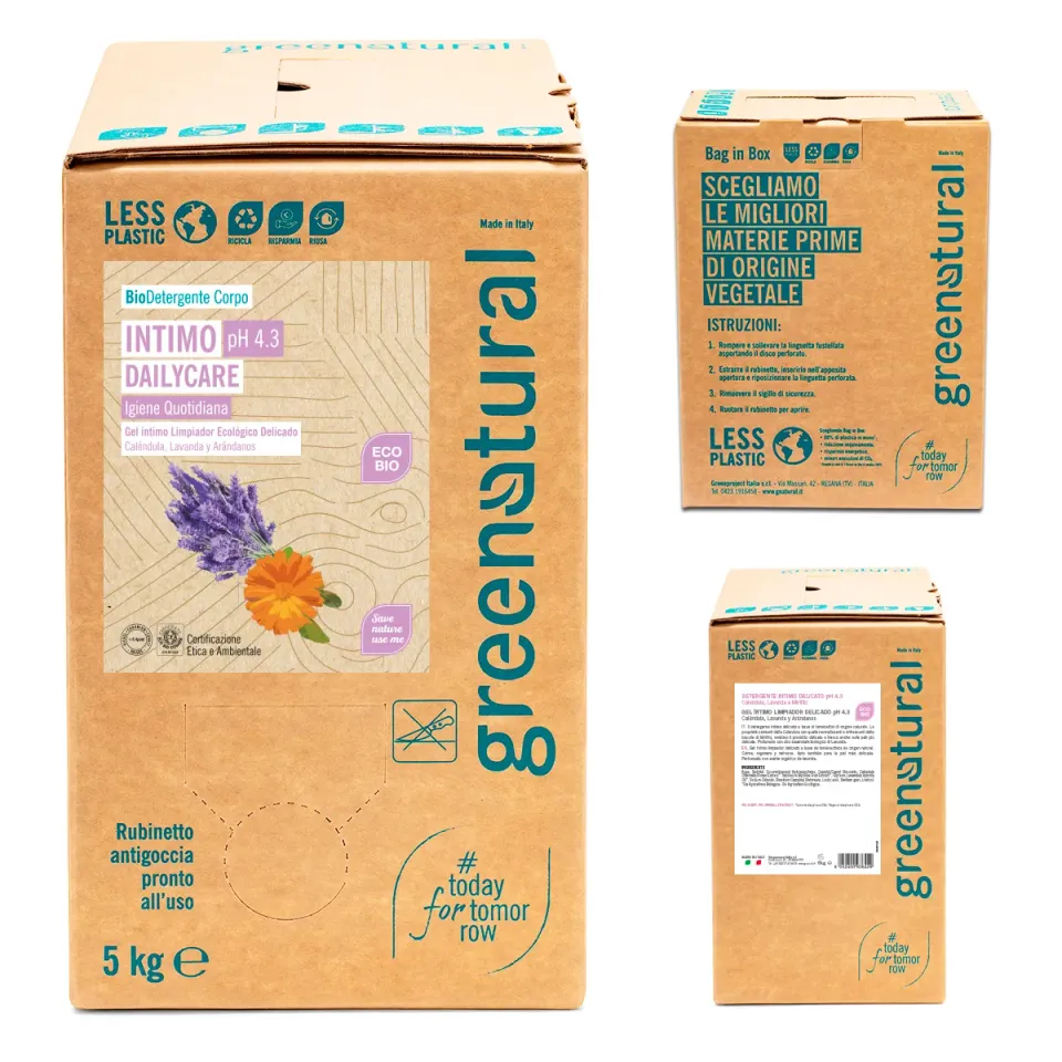 Greenatural Dailycare pH 4.0-4.5 intiemwasgel lavendel