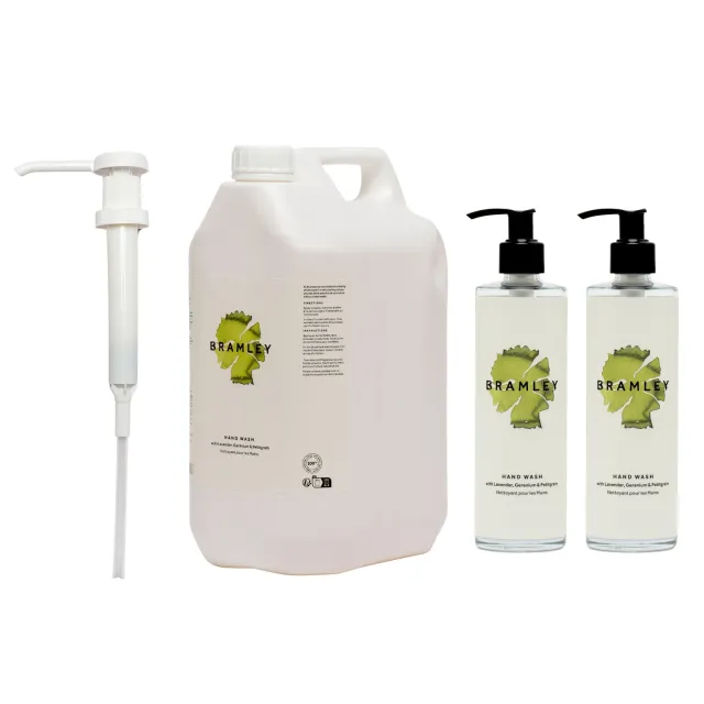 Bramley Hand Wash 5 Litre Starter Pack handzeep lavendel