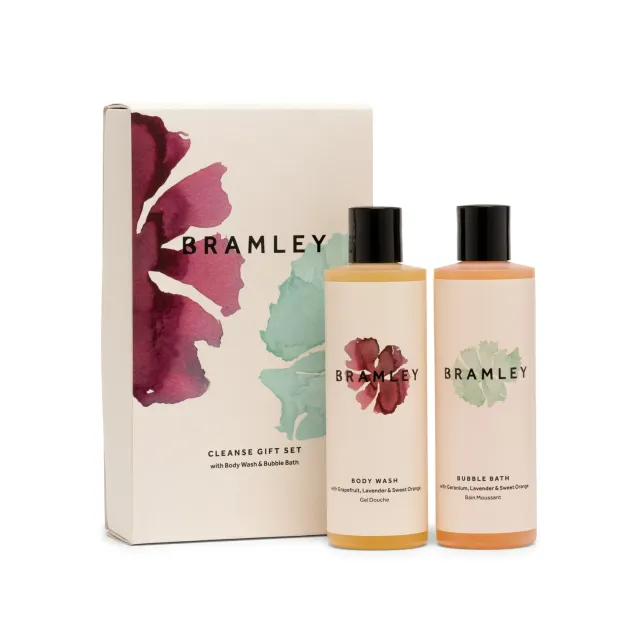 Bramley Cleanse Gift Set body wash en bubbelbad 2 x 250 ml