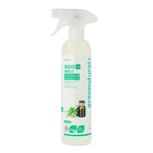 Greenatural Bagno 2in1 badkamerreiniger munt tea tree