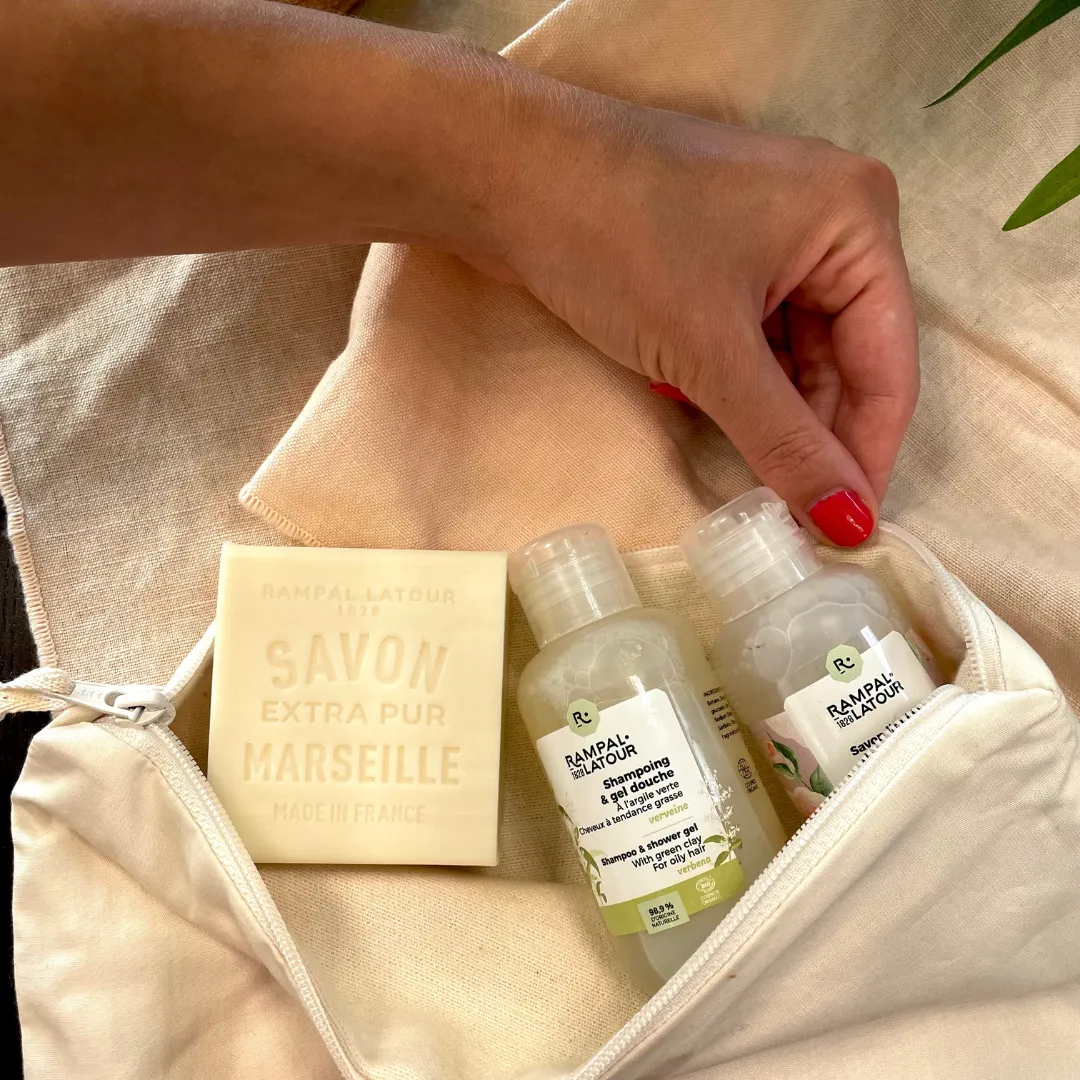 Rampal Latour toilettas naturel biologisch katoen GOTS