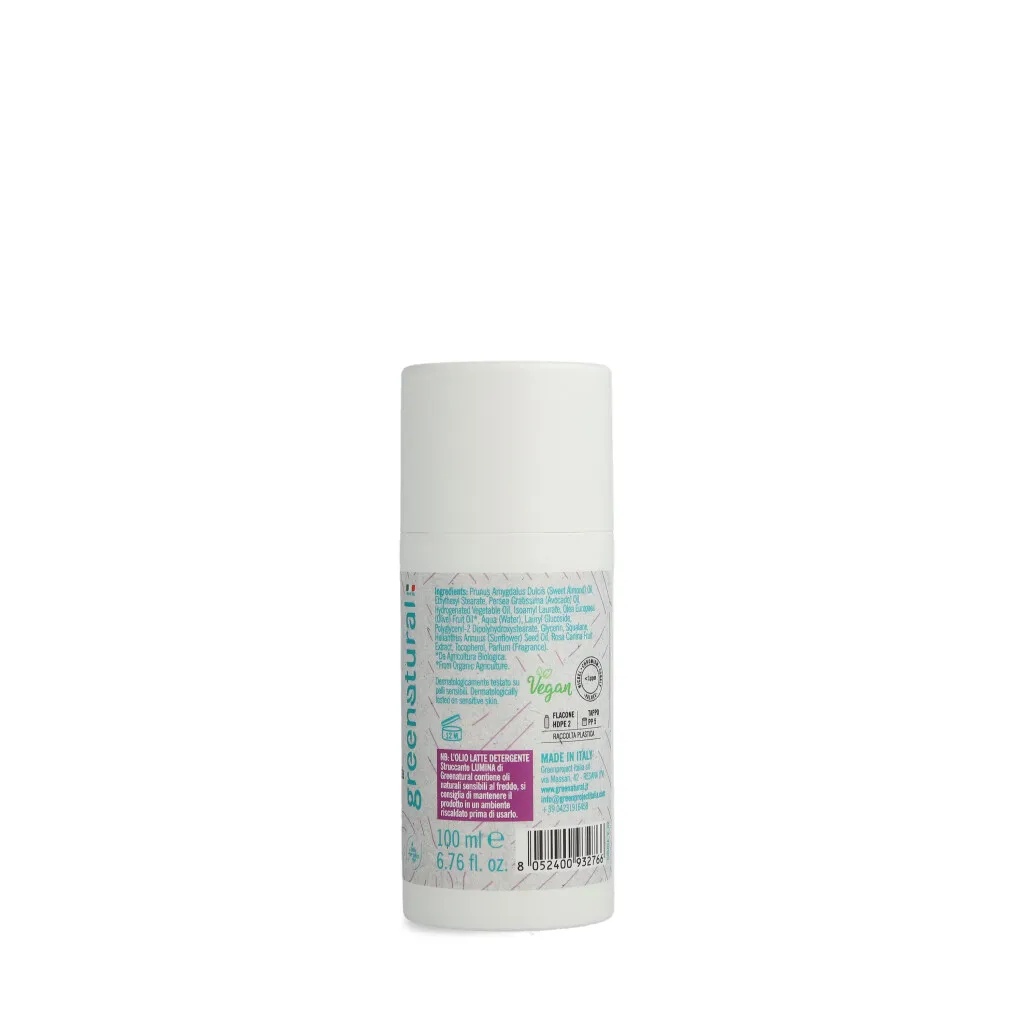 Greenatural Olio Latte reinigingsmelk make-up remover normale droge huid